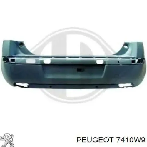 Pára-choque traseiro 7410W9 Peugeot/Citroen