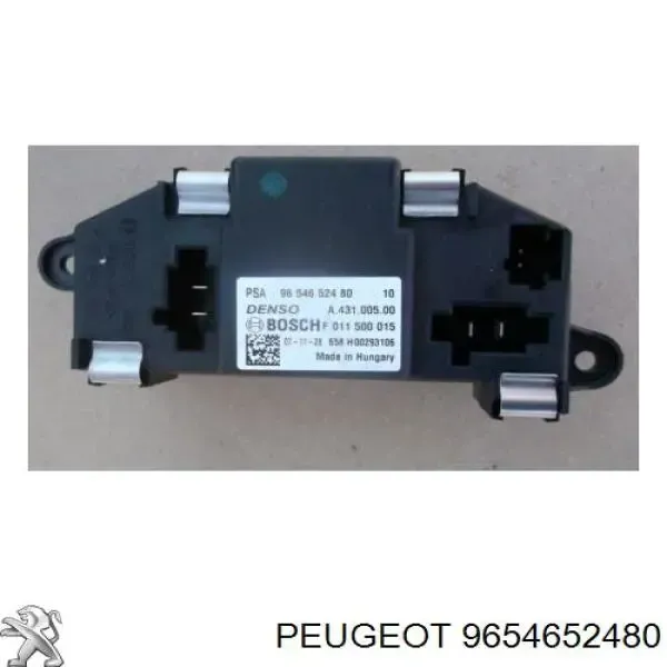Aquecedor elétrico de ar do sistema de calefacção de salão 9654652480 Peugeot/Citroen
