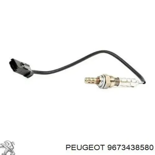 Sonda lambda, sensor de oxigênio 9673438580 Peugeot/Citroen
