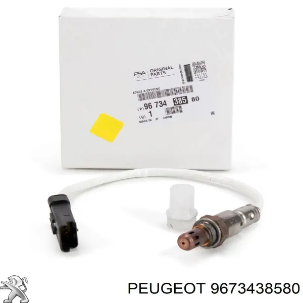 9673438580 Peugeot/Citroen Sonda lambda, sensor de oxigênio