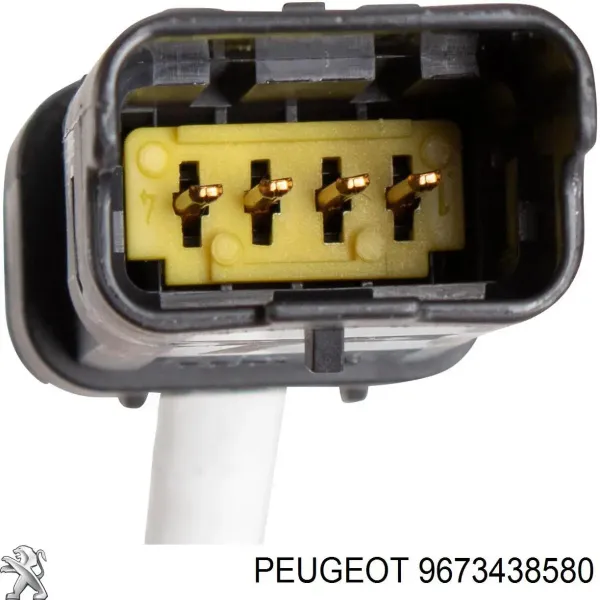 Sonda lambda, sensor de oxigênio 9673438580 Peugeot/Citroen