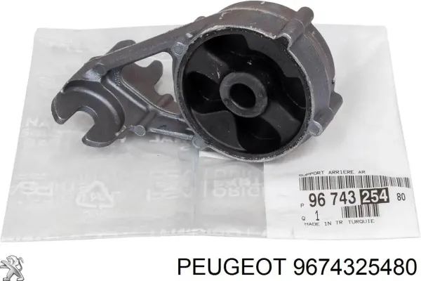 Coxim de fixação do silenciador 9674325480 Peugeot/Citroen