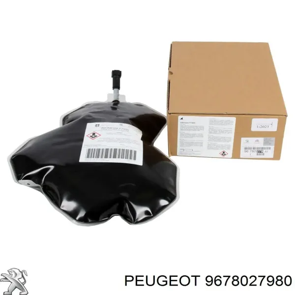 Tanque para os aditivos 9678027980 Peugeot/Citroen