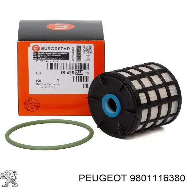 Filtro de combustível 9801116380 Peugeot/Citroen