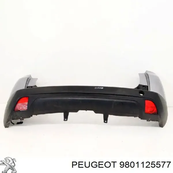 Pára-choque traseiro 9801125577 Peugeot/Citroen