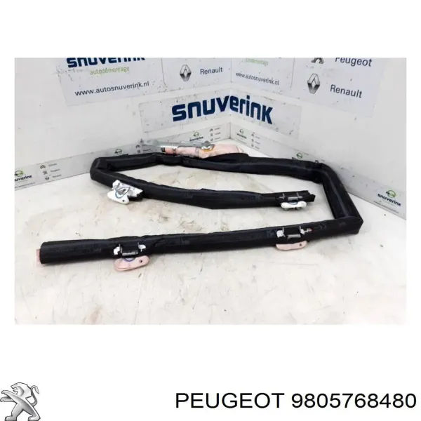 Cinto de segurança (AIRBAG) de estore lateral esquerdo 9805768480 Peugeot/Citroen