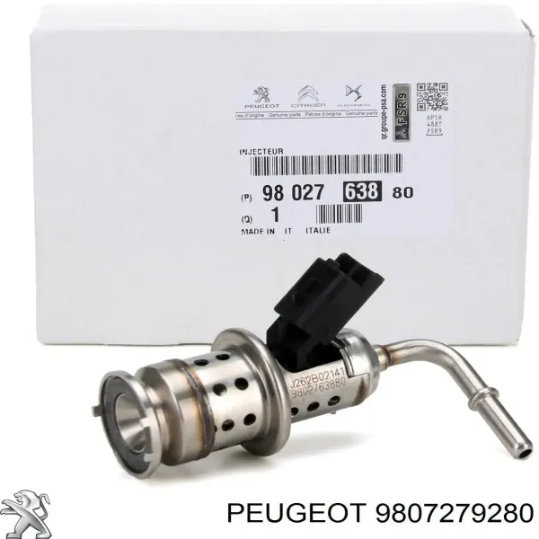 Vedante dianteiro de filtro de partículas diesel 9807279280 Peugeot/Citroen