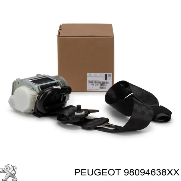 Correia de segurança dianteira direita 95526295 Peugeot/Citroen