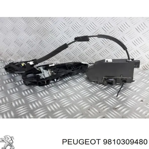 Fecho da porta dianteira esquerda 9810309480 Peugeot/Citroen