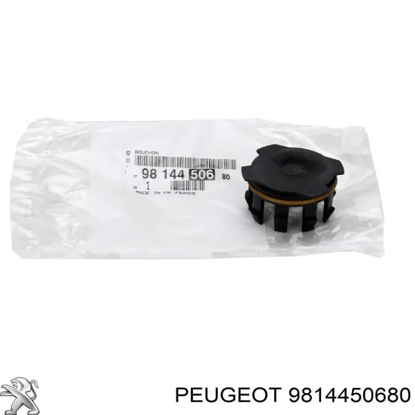 Vedante superior de tampa dianteira de motor 9814450680 Peugeot/Citroen