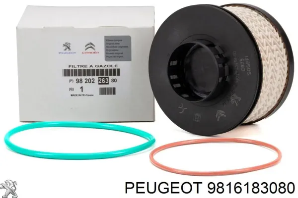 Caixa de filtro de combustível 9816183080 Peugeot/Citroen
