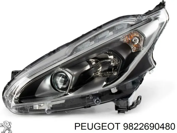 Luz direita 9822690480 Peugeot/Citroen