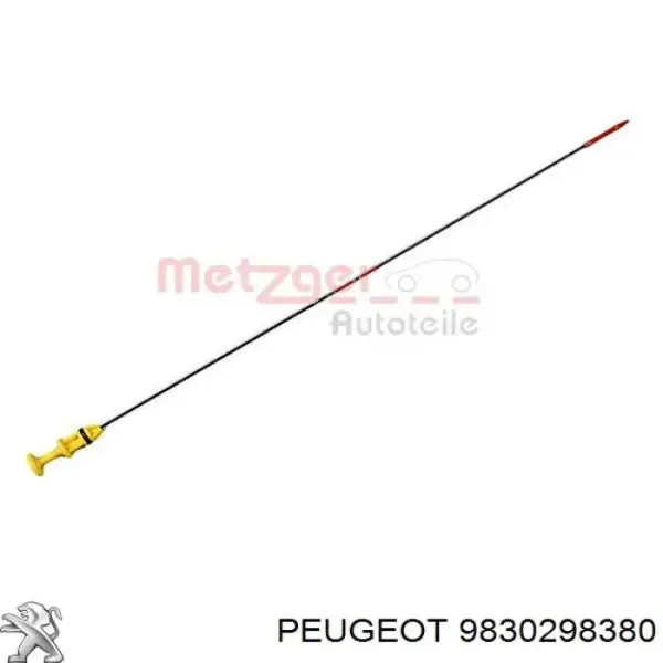 Sonda (indicador) do nível de óleo no motor 5251 Metalcaucho