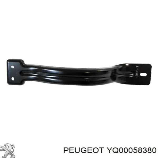 Consola central do pára-choque dianteiro YQ00058380 Peugeot/Citroen