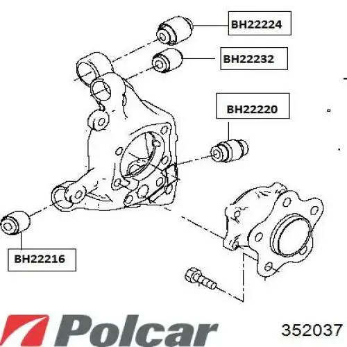 Braço oscilante inferior esquerdo de suspensão dianteira 54501JK00A Nissan/Infiniti
