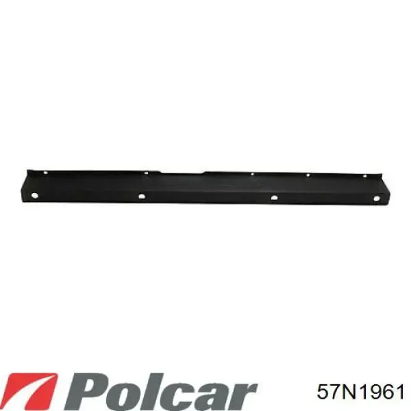Pára-choque traseiro, parte central 1637184980 Peugeot/Citroen