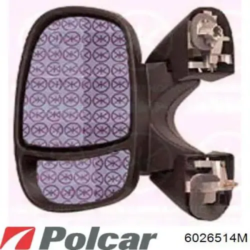Espelho de retrovisão esquerdo 6026514M Polcar
