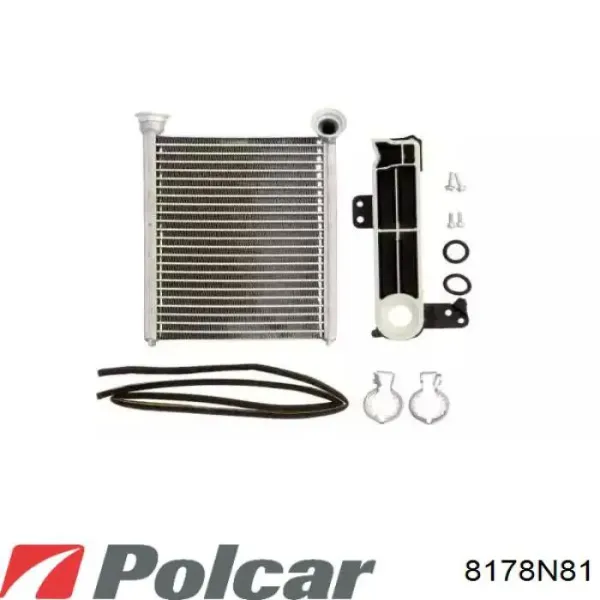 Radiador de forno (de aquecedor) 8178N81 Polcar
