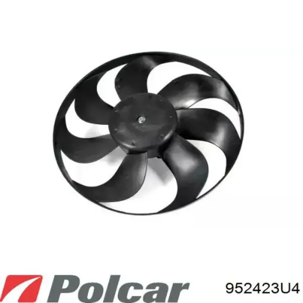 Ventilador elétrico de esfriamento montado (motor + roda de aletas) 952423U4 Polcar