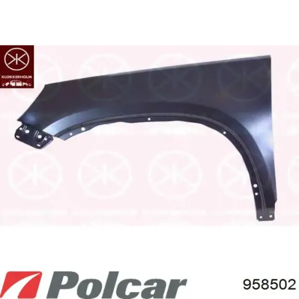 Pára-lama dianteiro direito 958502 Polcar