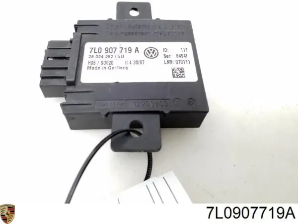 Unidade de controlo (Centralina eletrônica) de sinalização 7L0907719A Porsche