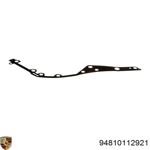 Vedante esquerdo de tampa dianteira de motor Porsche Cayenne II