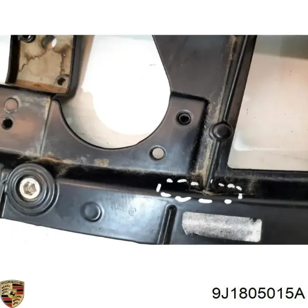 Suporte superior do radiador (painel de montagem de fixação das luzes) 9J1805015A Porsche