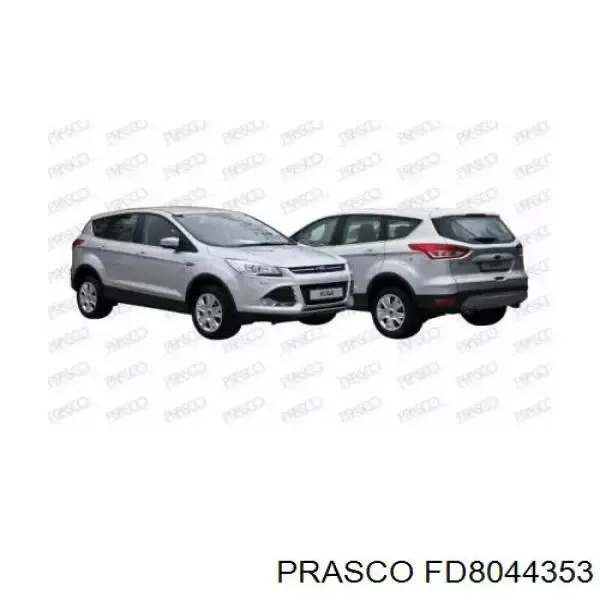 Lanterna de nevoeiro traseira direita CN1515K272AC Ford