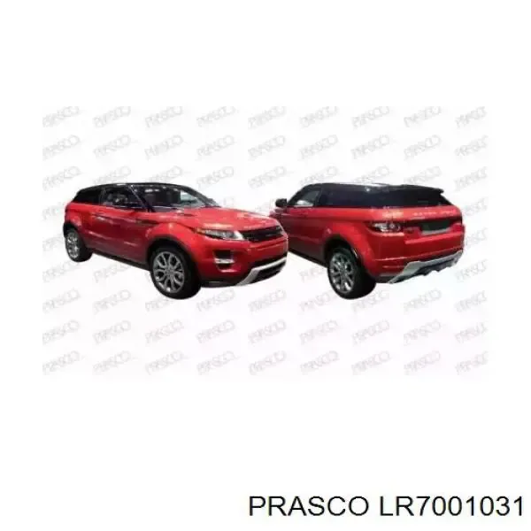 Pára-choque dianteiro LR072260 Land Rover