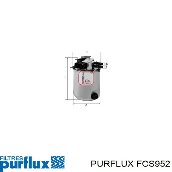 Filtro de combustível FCS952 Purflux