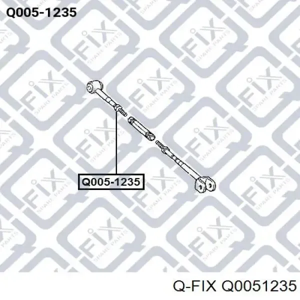 Bloco silencioso da barra Panhard (de suspensão traseira) Q0051235 Q-fix