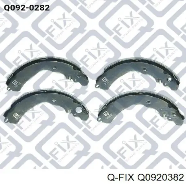 Sapatas do freio de estacionamento Q0920382 Q-fix