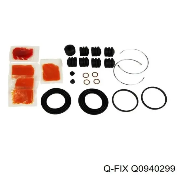 Kit de reparação de suporte do freio dianteiro Q0940299 Q-fix