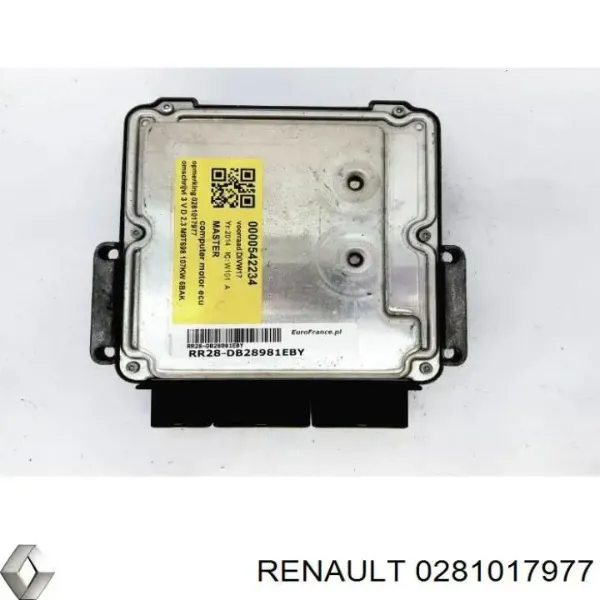 Módulo de direção (Centralina eletrônica) de motor 0281017977 Renault (RVI)