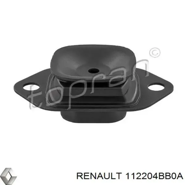 Coxim (suporte) traseiro de motor 112204BB0A Renault (RVI)