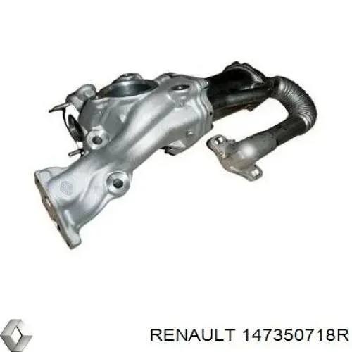 Mangueira (cano derivado) de radiador EGR, fornecimento 147350718R Renault (RVI)