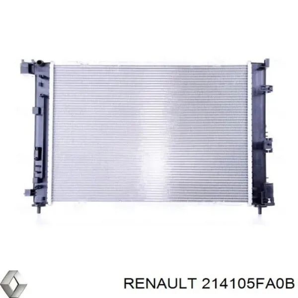 Radiador de esfriamento de motor 214105FA0B Renault (RVI)