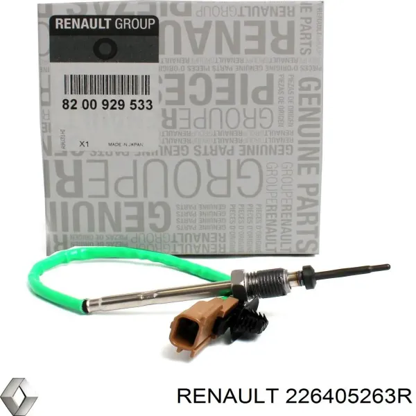 Sensor de temperatura dos gases de escape (GE), até o catalisador Renault (RVI) 226405263R preço, a partir de