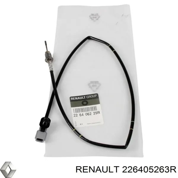 226405263R Renault (RVI) Sensor de temperatura dos gases de escape (GE), até o catalisador