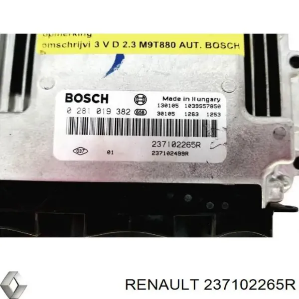 Módulo de direção (Centralina eletrônica) de motor 237102265R Renault (RVI)