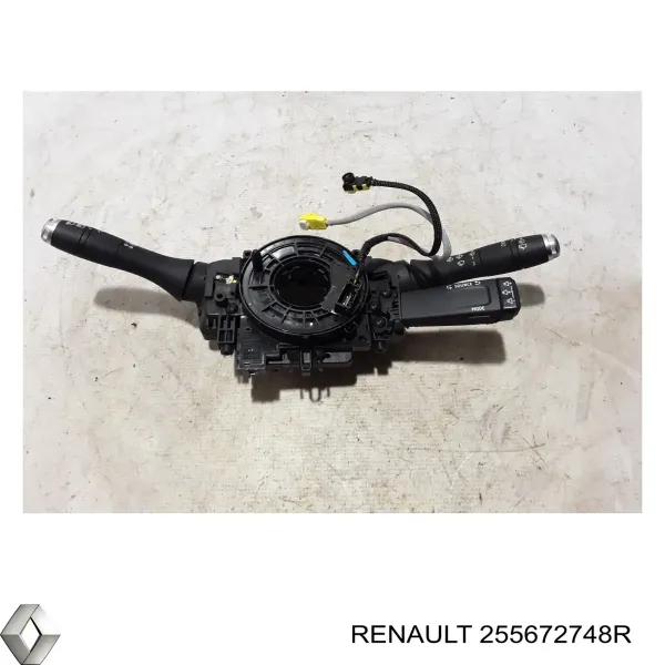 Comutador instalado na coluna da direção, montado Renault Clio V