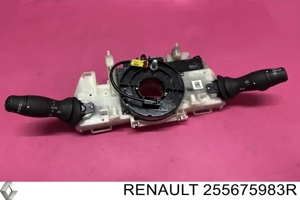 Comutador instalado na coluna da direção, montado 255675983R Renault (RVI)