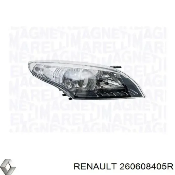 Luz esquerda 260608405R Renault (RVI)