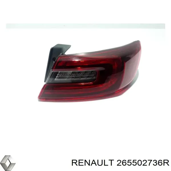 Lanterna traseira direita externa 265502736R Renault (RVI)