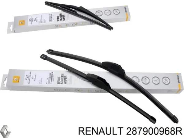 Limpa-pára-brisas de vidro traseiro 287900968R Renault (RVI)