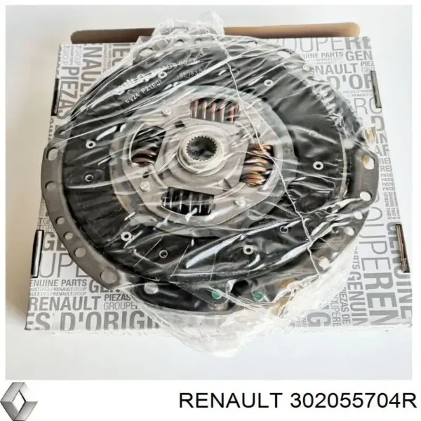 Kit de embraiagem (3 peças) 302055704R Renault (RVI)