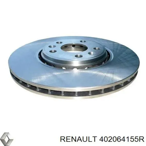 402064155R Renault (RVI) Disco do freio dianteiro
