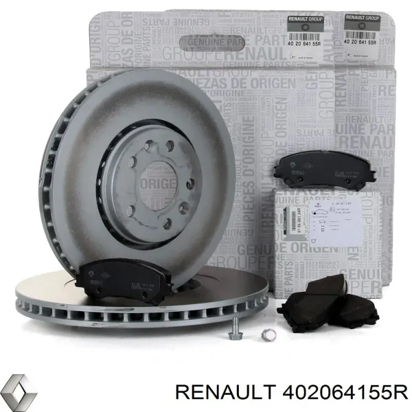 Compre 402064155R Renault (RVI) Disco do freio dianteiro
