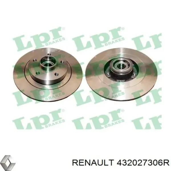 Disco do freio traseiro 432027306R Renault (RVI)