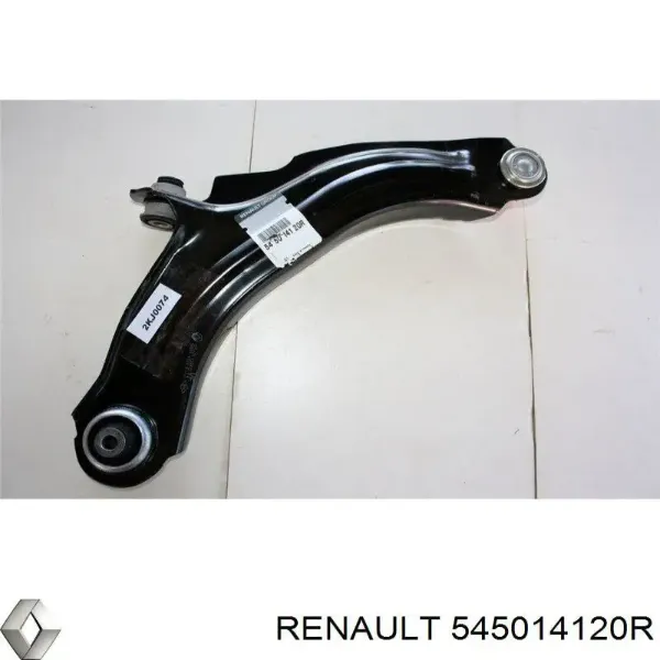 Braço oscilante inferior esquerdo de suspensão dianteira 545014120R Renault (RVI)